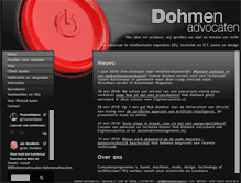 Tablet Screenshot of dohmenadvocaten.nl